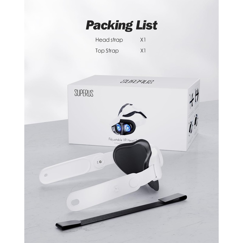 SUPERUS Head Strap for Meta Quest 3S/Quest 3 - Elite