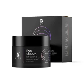Crema para Ojos, Hidratante de Ojos de 90 ml con Extracto de Aloe Vera, Cafeina y Ácido Hiaulorónico, Skincare de Ojos Antiarrugas. Eye Cream B Life.