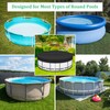 RICHIE 8FT Pool Cover, Round Solar Cover for Above Ground