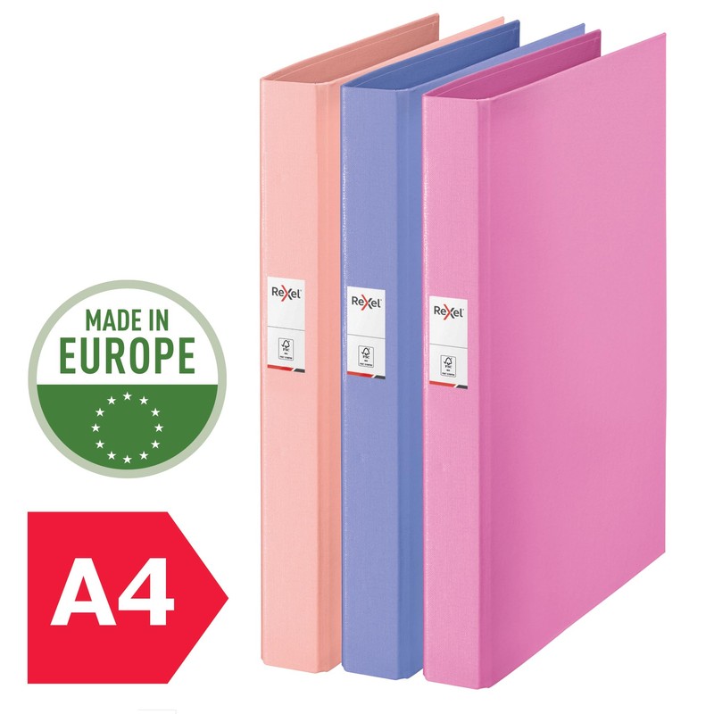 Rexel Solea A4 Ring Binder, 25 mm Spine 2 Ring,