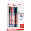 edding 250 Whiteboard Markers - Bright Colours - 4 Whiteboard