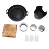 HN Mini Smokeless Japanese Hibachi Grill - Portable, Tabletop, Camping