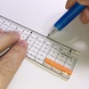 mochimono 640114 Mochimono Non-slip Ruler Pitat Ruler Grid 5.9 inches