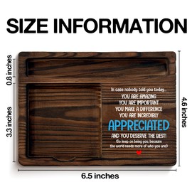 Office Sticky Note Holder Appreciation Gifts for Coworkers Employees Teammate You are Appreciated Self-Stick Note Pad Holders Office Cubicle Decor