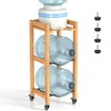 3-Tier 5 Gallon Water Jug Holder with Top Shelf –