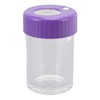 Magnifying Viewing Jar Multifunction Waterproof Magnifying Glass Storage Jar with