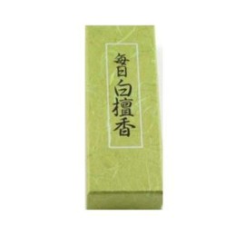 nippon kodo Mainichi Byakudan Premium Japanese Sandalwood Incense - Box of 150 Sticks, 30 Mins Per Stick