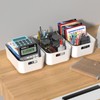 Oymlclivisa 12 Packs Plastic Pantry organizer Bin Basket, Open Storage