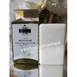 kadiya X 1 soap, 5D  Gluta-diamond  MILK SOAP. brightens & Refine Skin Spf 50👌260g X1
