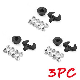 MTB Bike Crankset only Crank Cap/Bolts 1/2/3/4 PC Hollow Integral Part For IXF/SHIMANO Crank Lightweight - Number: 3 PC
