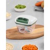 Manual Food Processor Vegetable Cutter, Geedel Pull Chopper with String,