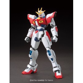 Bandai Hobby - Gundam Build Fighters Try - #18 Build Burning Gundam, Bandai HGBF 1/144 Model Kit