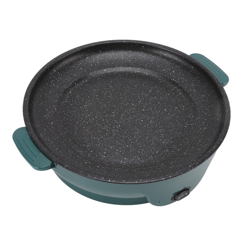 Electric Grill Pot 22cm Large Caliber Nonstick Multifunctional Electric Grill