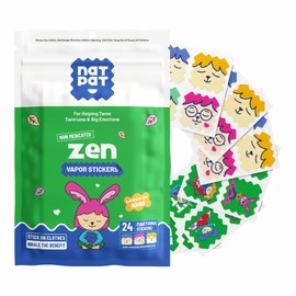 The Natural Patch Co. NATPAT BuzzPatch Zen Patch Mood Calming Stickers for Kids and Adults (24 Pack) – The Natural Patch - Chemical and Drug Free, Mood Support for Relaxation, Calm and Emotion Regulation