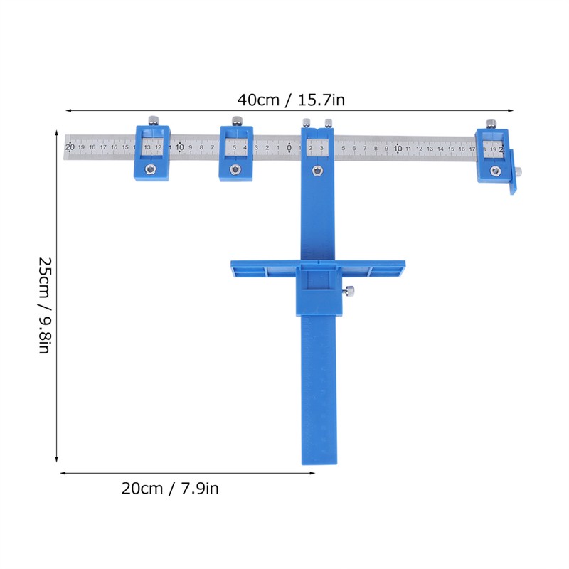 Punch Locator Drill Guide Cabinet Woodworking Fixture Pull Drawer Fixed