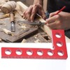 90 Degree Precision Woodworking Tools Positioning Squares 10cm/3.9inch Red