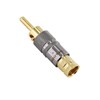 Heavy Duty Locking Banana Plugs 9 AWG Gold Plated Connector
