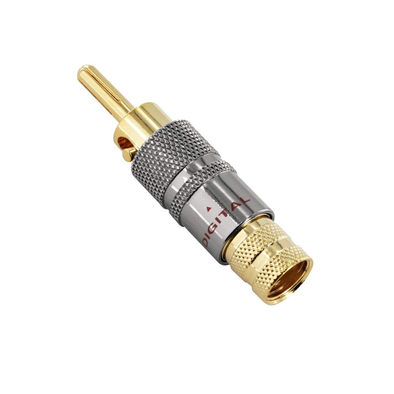 Heavy Duty Locking Banana Plugs 9 AWG Gold Plated Connector