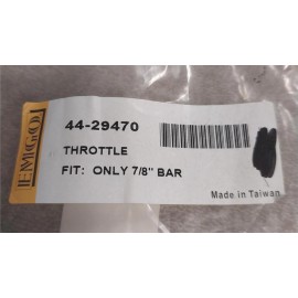 EMGO Chrome Throttle Dual Cable 7/8" Handlebar Triumph Honda Chopper Old Skool Motorc