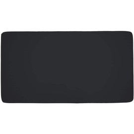 Betty Dain Stretch Jersey Knit Baby Crib Mattress Fitted Sheet, 52" x 28", Black