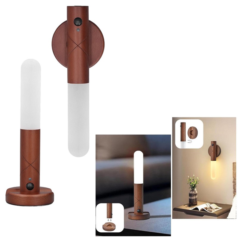 Smart Body Sensor Night Lights USB Rechargeable LED Cabinet Wardrobe