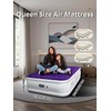 Hi Explore Air Mattress Queen with Built in Pump Raised,