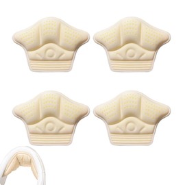 2 Pairs Heel Pad, Prevents Scrubbing, Prevents Removing, Cushioning, Shock Absorption, Size Adjustment, Leather Shoes, Sneakers, Pumps, Unisex (Beige)