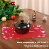 Banchif Christmas Place Mats The Place Mat with Snowflake and