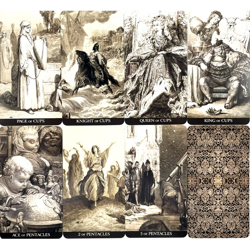 Tarot Cards, 78 Sheets, Tarot Divination Torting, Gustave Doré Tarot,