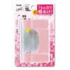 Plus Hole Punch, 2 Holes, Force 1/2, safety pink