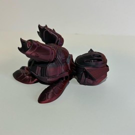 Articulated Speedle Turtles - Color: Black and red