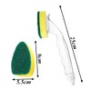 Gativs Cleaning Sponge Dish Sponge with Handle 10 Pieces Dish