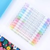 EooUooIP Highlighters Pen, 12 Colors Broad and Fine Tips Pastel