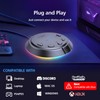 LIANGSTAR Gaming USB Microphone with 5 Voice Change, Mute Button,
