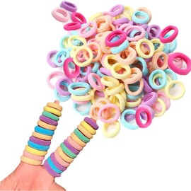LUYING Children's Hair Tie, Ribbon, Cute, Stylish, Simple, Bulk Hair Tie, For Kids, Stylish Girls, Hair Ornaments, Kindergarten, Nursery School, Hair Ornaments (Approx. 100 Pieces)