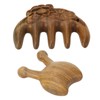 Massage Hair Comb Head Scalp Meridian Comb Y Shape Wooden