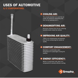 Klimoto Evaporator | Compatible with Honda 92-93 Civic