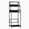 COCOLUCKY 4-Tier Mini Fridge Stand with Storage,Mini Fridge Cabinet with