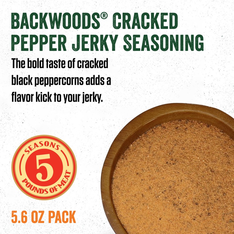 Backwoods Cracked Pepper Seasoning with Cure Packet
