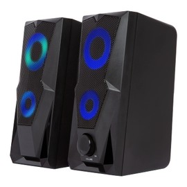 i-Star PC Speakers, PC Speakers Gaming, Compact 6W Wired Computer Speakers, PC Speakers 3.5mm Jack, Plug & Play Easy Set-up Ideal for Gaming, Desktop, PC and Laptop, USB Powered
