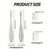 4pcs Sketch Drawing Tools, Blending Stumps with 60PCS Sponge Heads,
