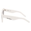 KARL LAGERFELD Women's KL6158S Sunglasses, White, One Size