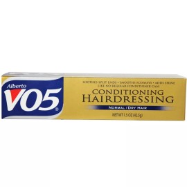 VO5 Alberto VO5 Conditioning Hairdressing, Normal/Dry Hair, 1.5-Ounces (Pack of 6)