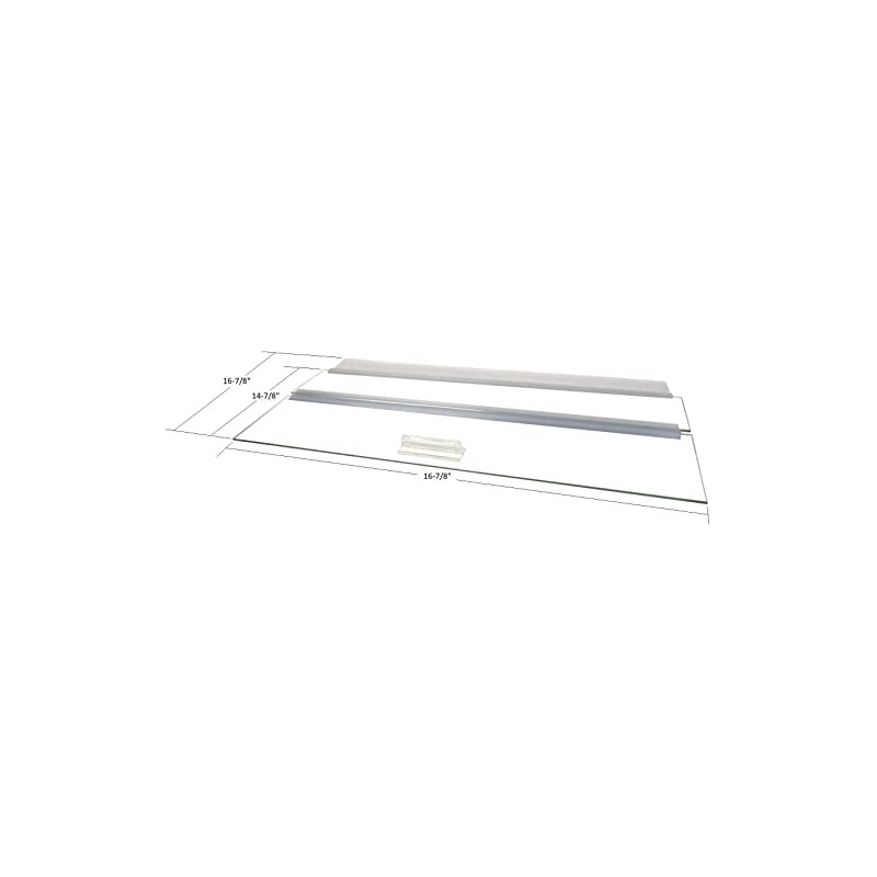Glass Canopy Two Piece Set for Aquariums with and Without