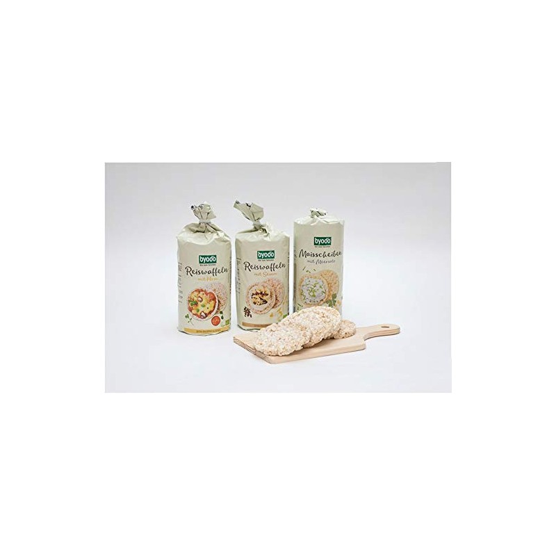Organic Rice Waffles with Millet 200 g - Byodo, Double