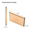 320GB External Hard Drive Portable - Maxone Ultra Slim 2.5''