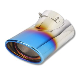 YARIS Titanium Style Muffler Cutter, 1 Piece, Fall Prevention, Stainless Steel, YARIS Toyota [2] S