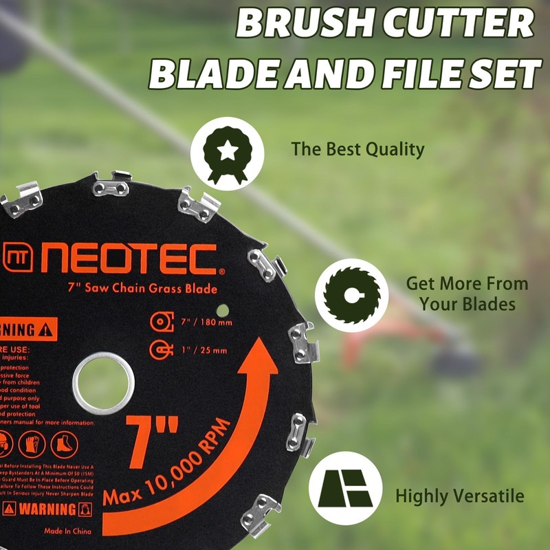 NEO-TEC Brush Cutter Blade 7” x 14T Circular Saw Blade