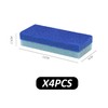 4 Pieces Foot Cleaning Sponges, Pedicure Pumice Stone Exfoliating Sponges,