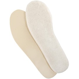 Lambland 2 Pairs of Premium Lambswool Latex Backed Inner Soles Walking Hiking Boot Shoe Comfort Size UK 5